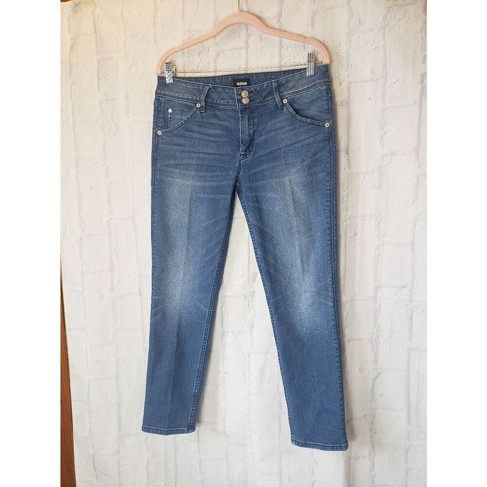 HUDSON Collin Flap Skinny Crop Jeans 30